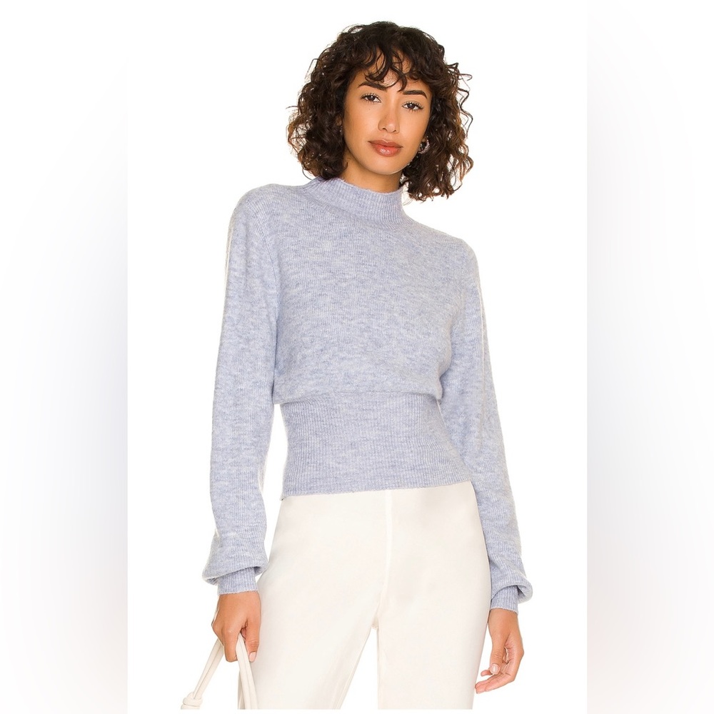 L’Academie Missie Mock Neck Sweater